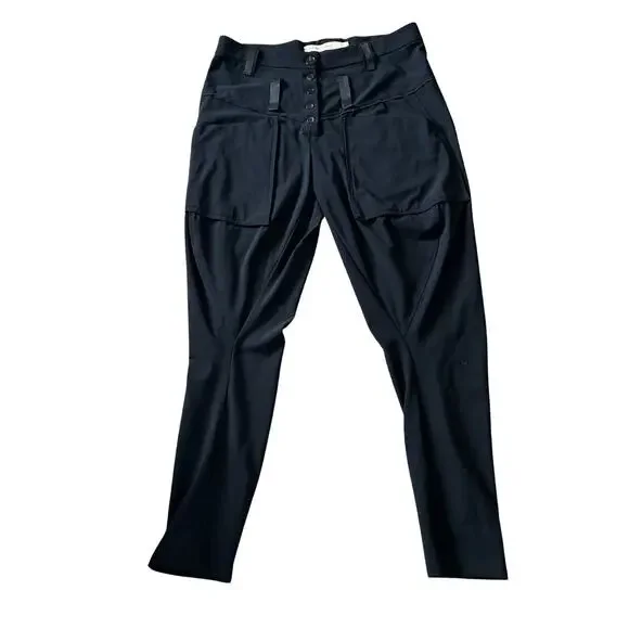 Girbaud “Cravatakiller” Pants Black – Archival Y2K Drop Crotch Trousers
